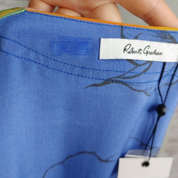 ROBERT Graham silk wrap top size M - Picture 14 of 16